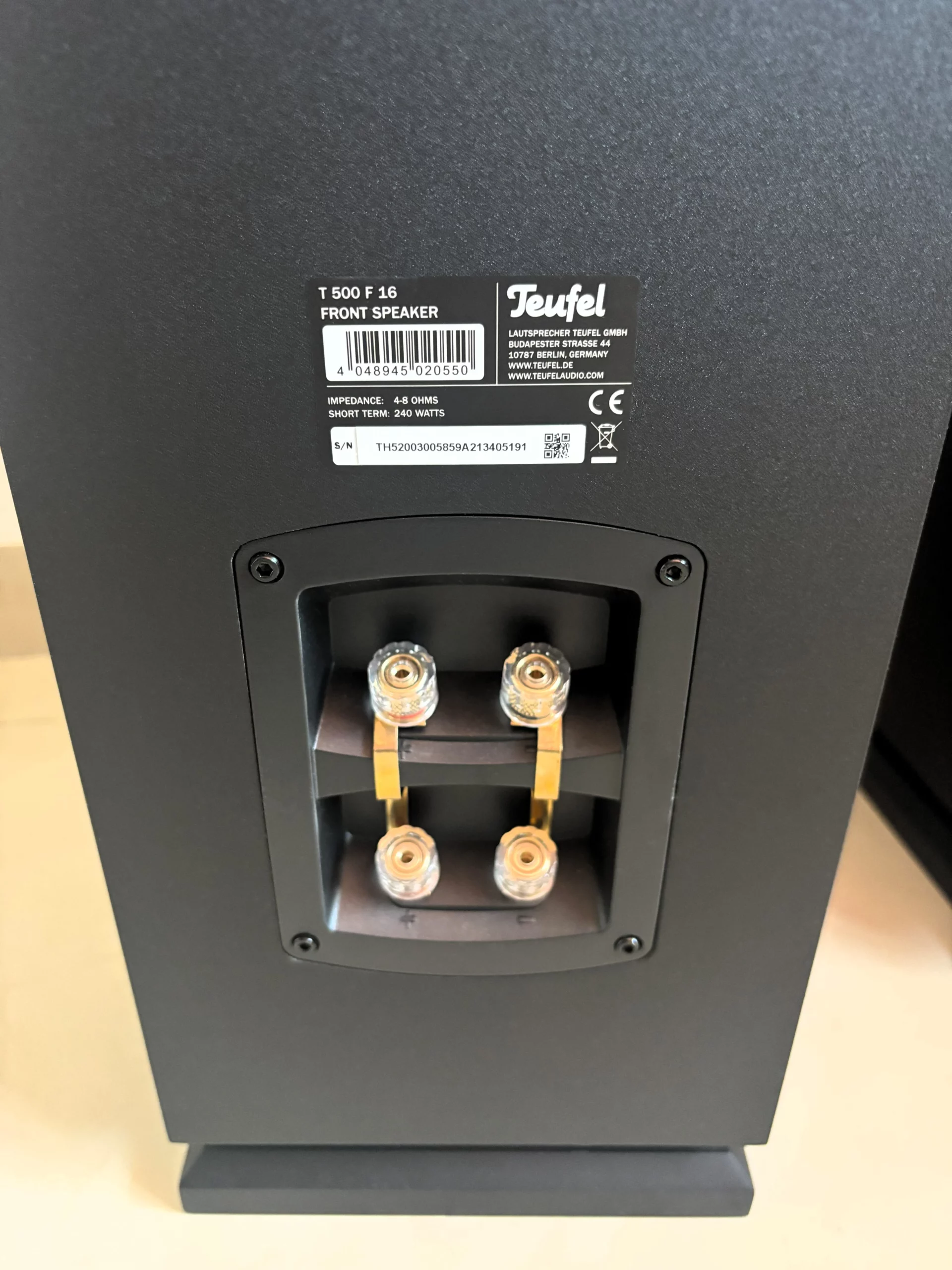 Altavoces de torre Teufel Theater 500