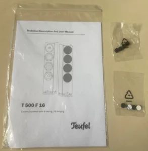 Embalaje y contenido de los Teufel Theater 500