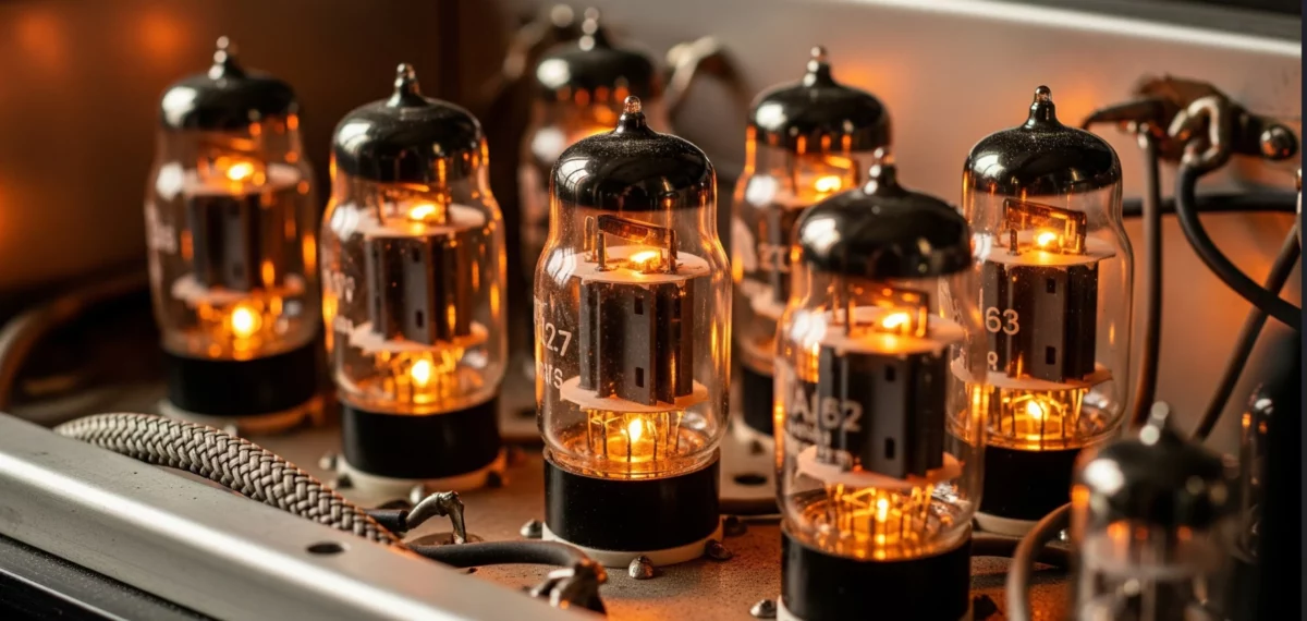 válvulas doble triodo amplificador