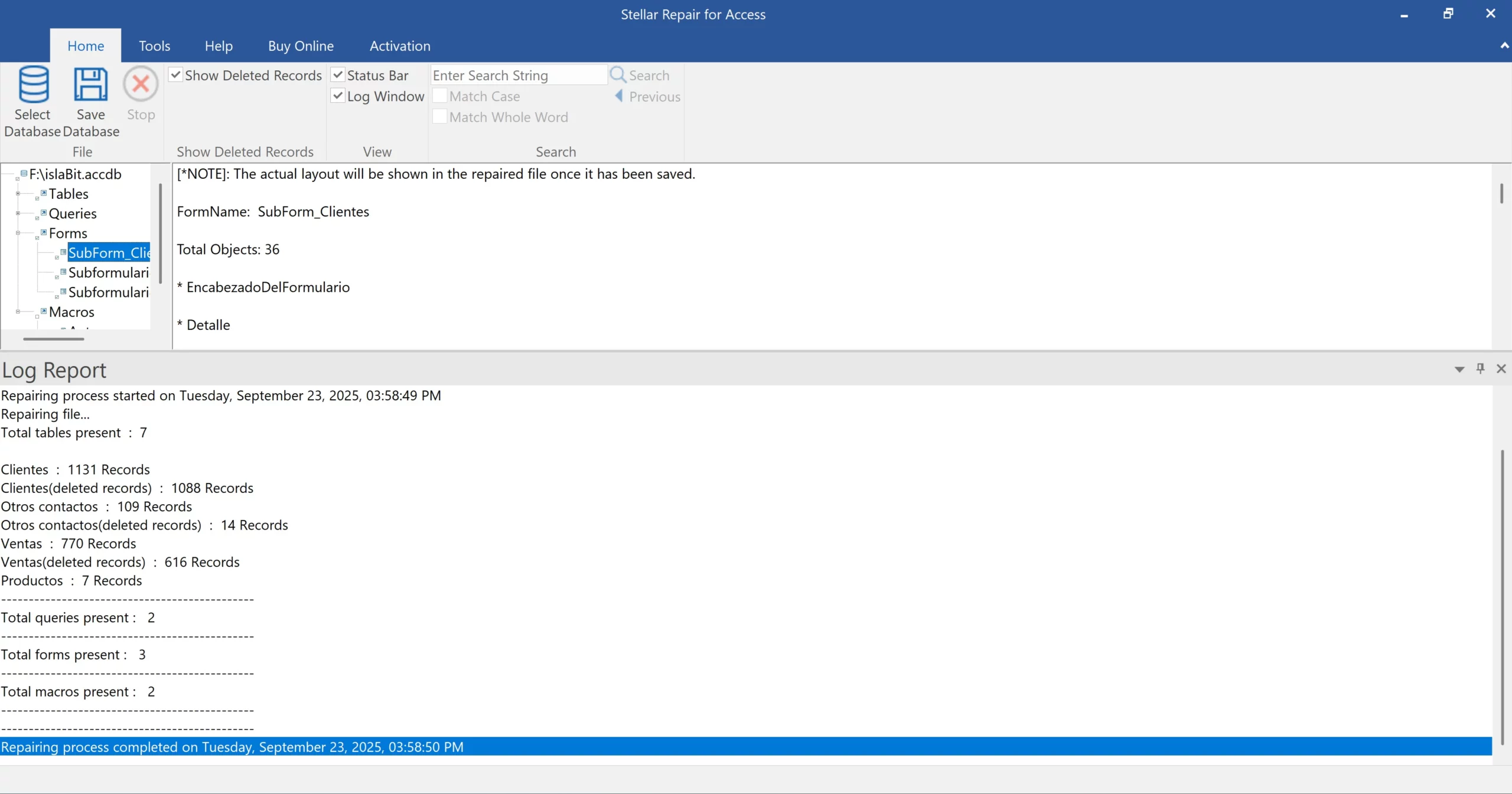 Stellar Repair for Access