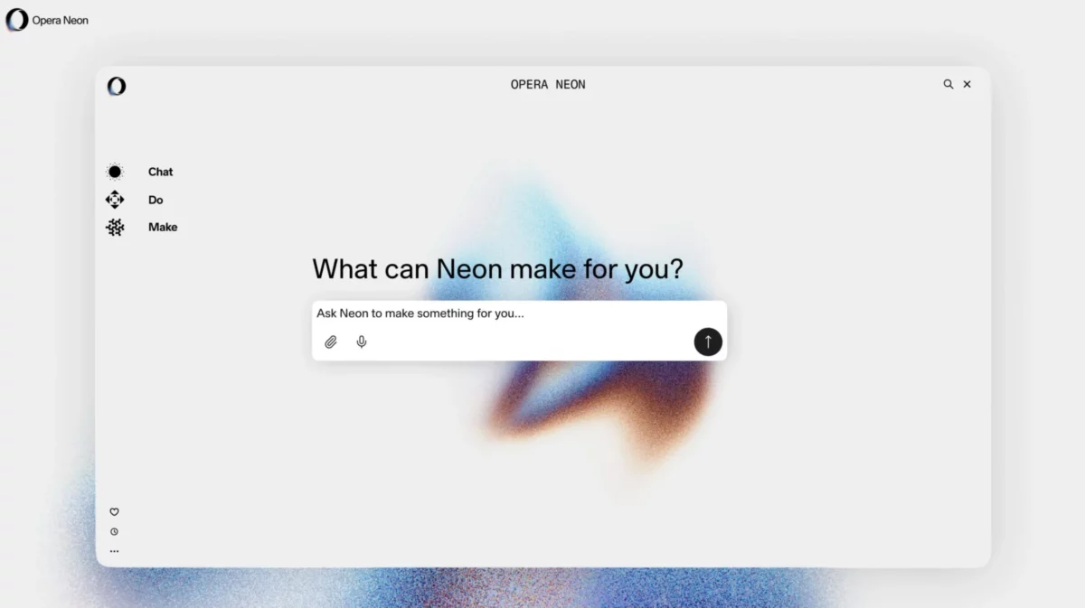 navegador web ia Opera Neon