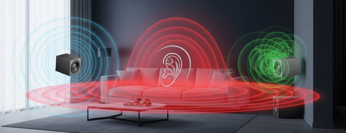 ubicación subwoofer