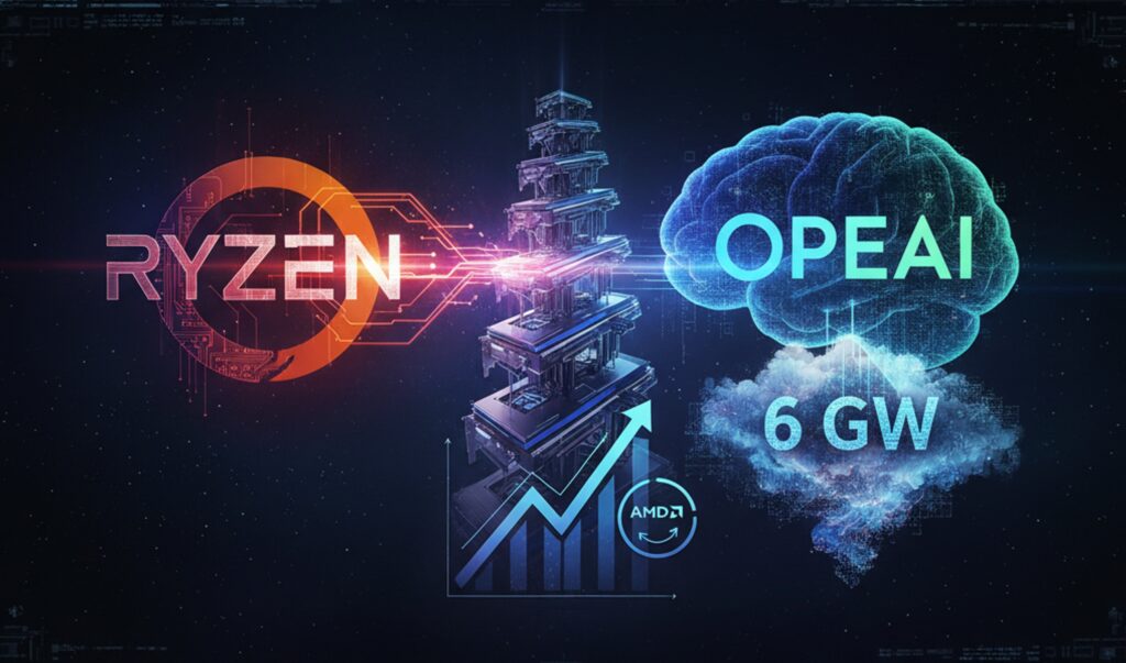 AMD financiará la compra de sus GPU por parte de OpenAI con sus propias acciones