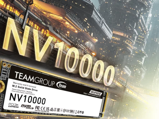 TEAMGROUP lanza el NV10000, un SSD PCIe 5.0 que roza los 10000 MB/s con disipación de grafeno