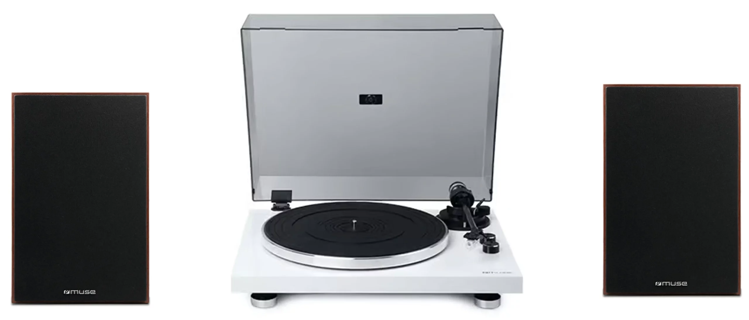 giradiscos MT-109 WTO y los altavoces activos M-610 SH