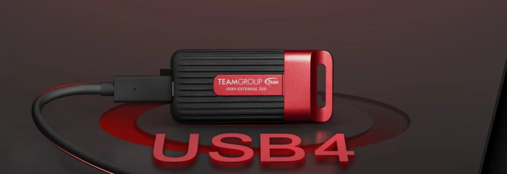TeamGroup lanza el SSD PD40 externo con USB4 y velocidades de 4000 MB/s