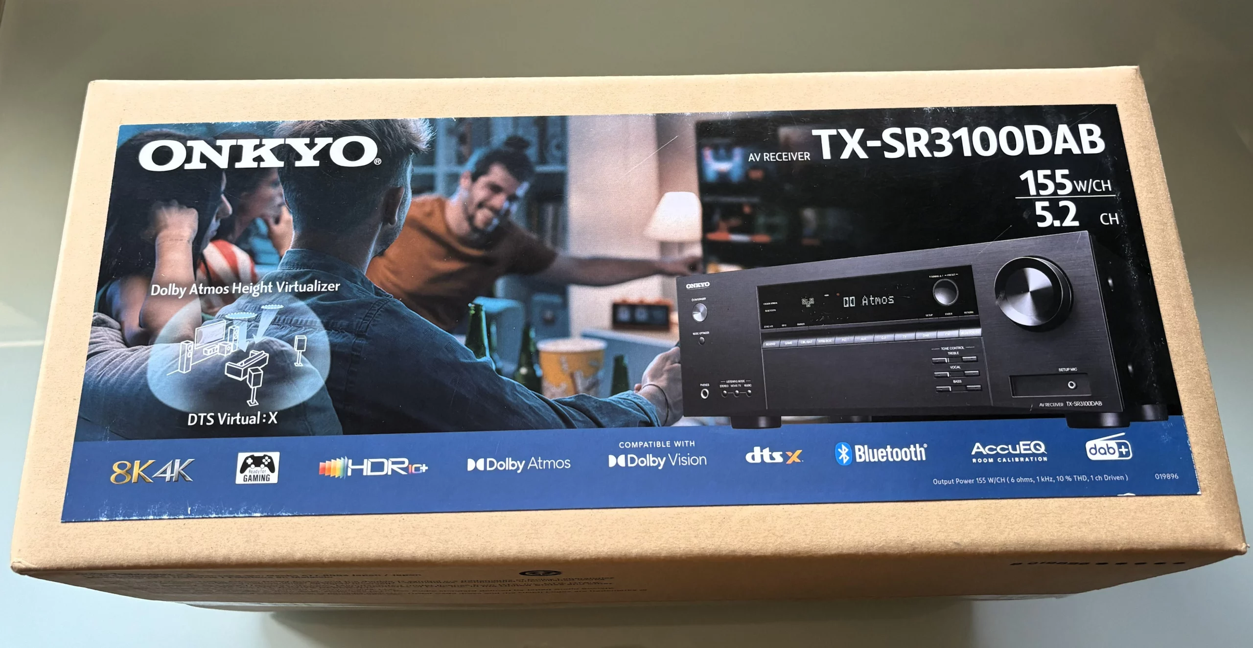 embalaje receptor av onkyo