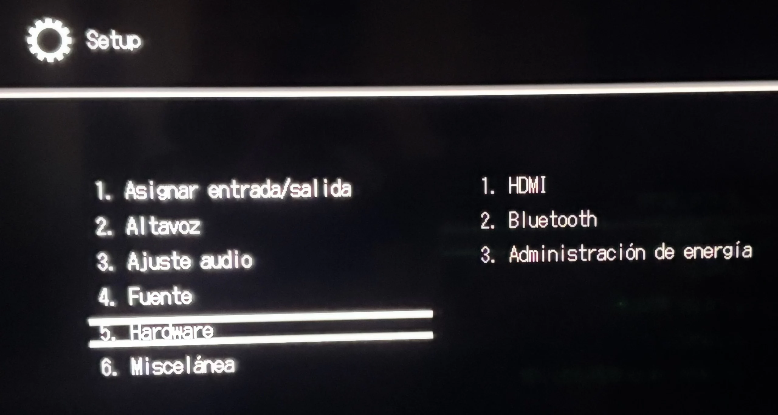 configuración receptor AV Onkyo