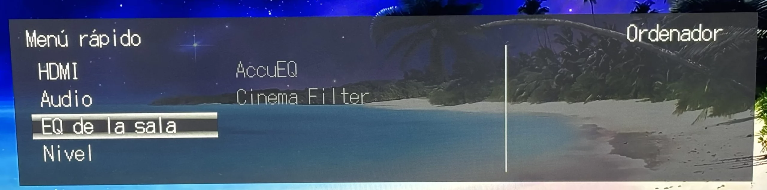 configuración receptor AV Onkyo