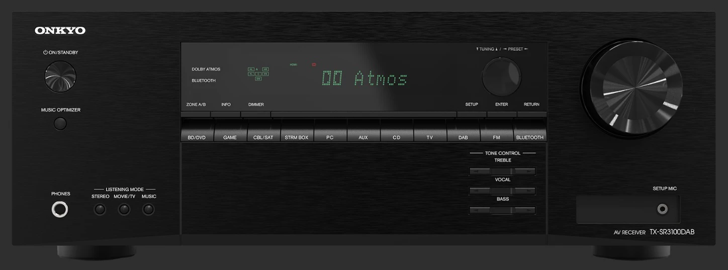 receptor AV Onkyo TX-SR3100DAB