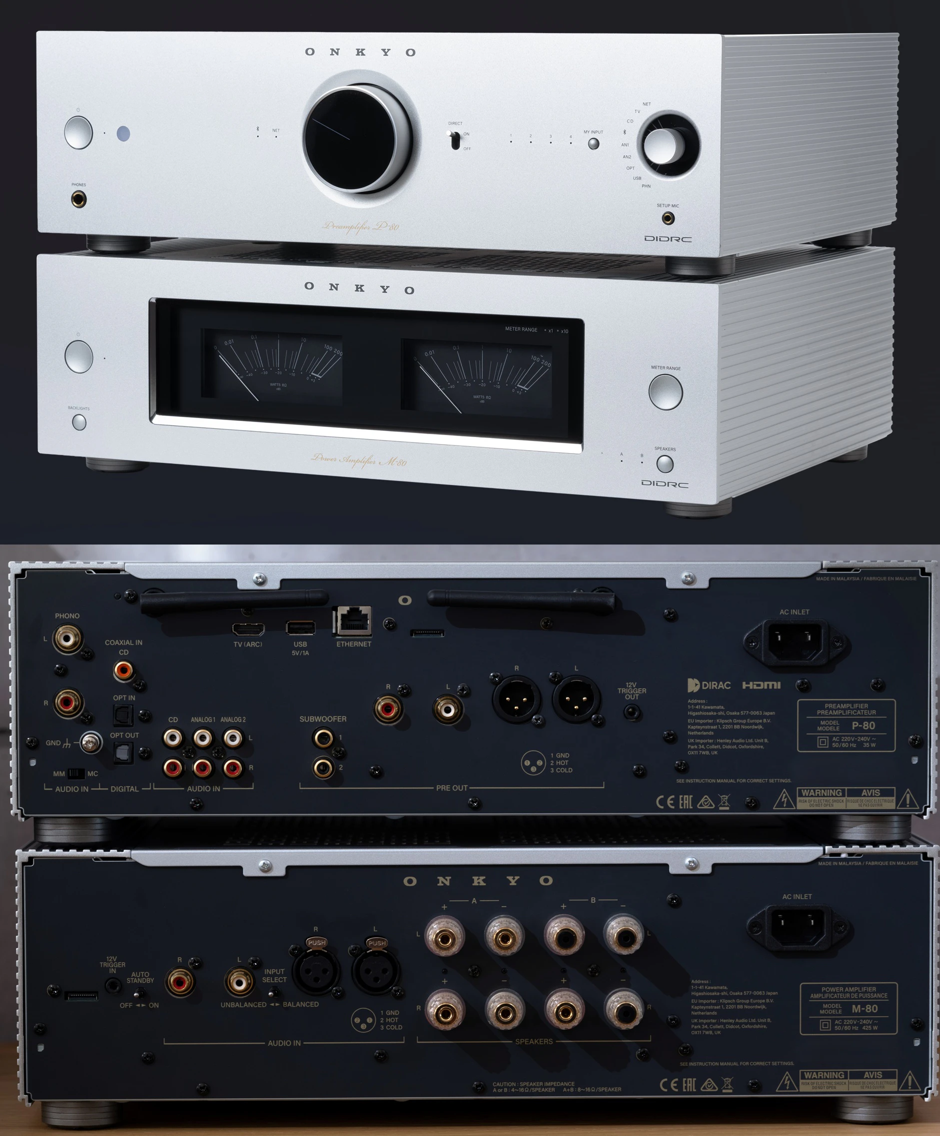 Onkyo Icon P-80 y M-80