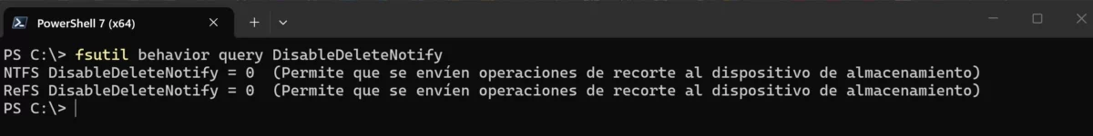 verificar trim de ssd en windows