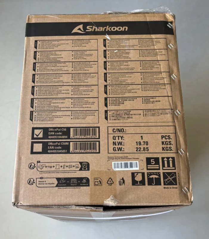 embalaje Sharkoon OfficePal C50