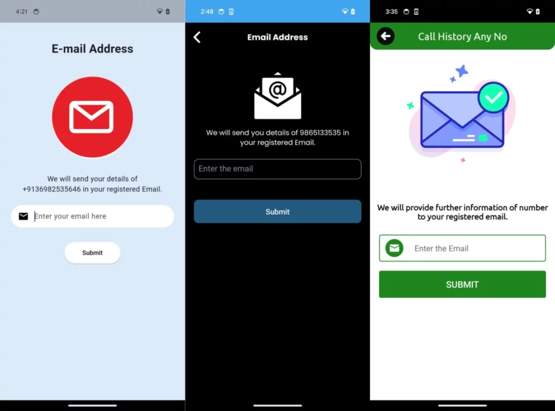 File, Text apps emails google play
